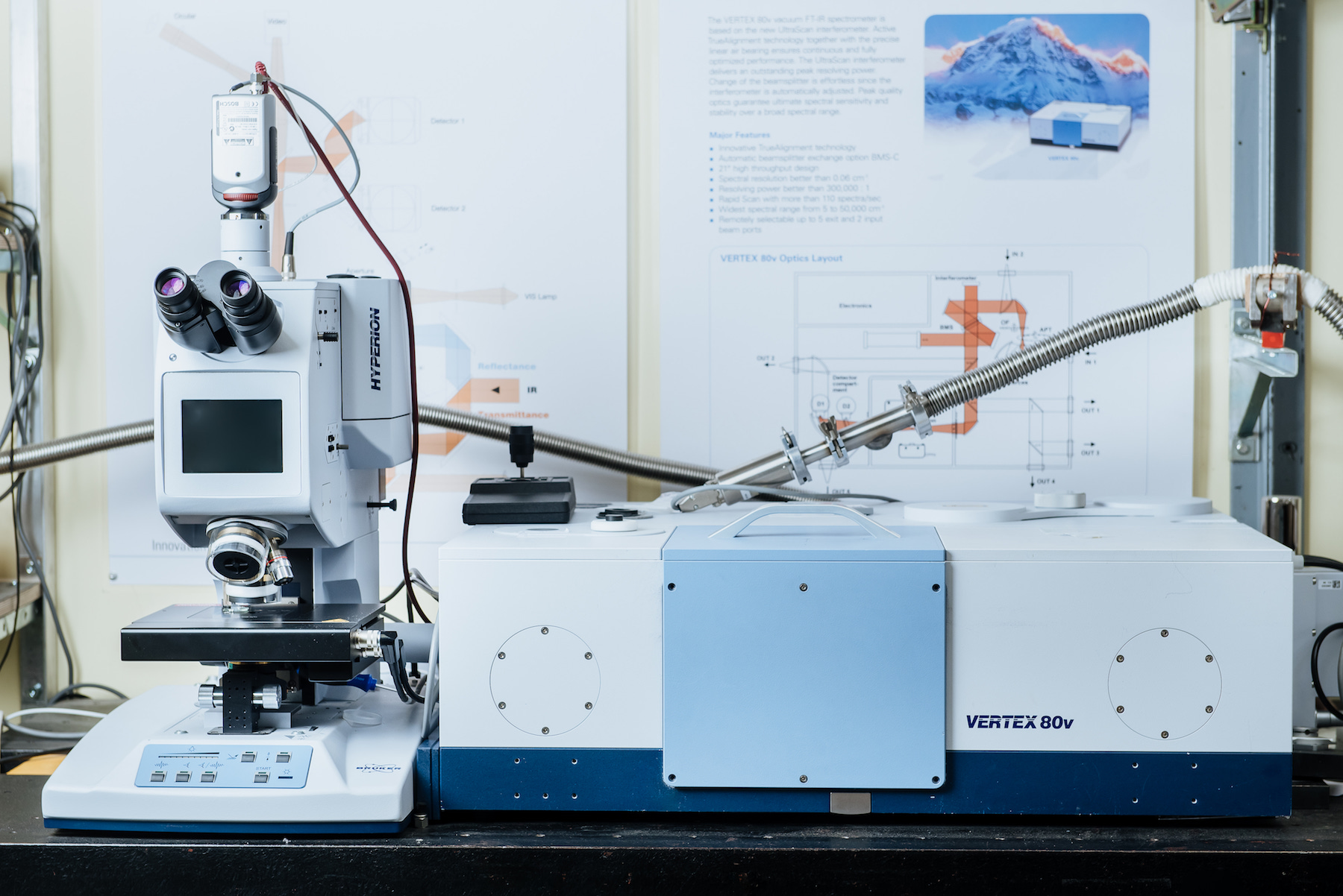 Infrared Fourier vacuum spectrometer
